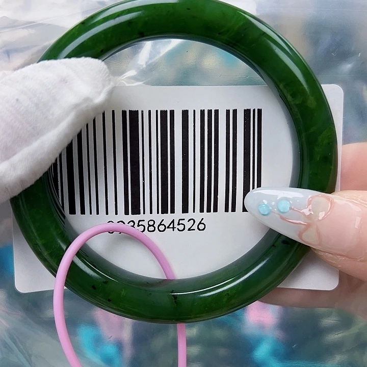 和田玉未镶嵌手镯包容5657