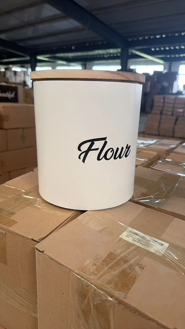 圆形大桌面收纳盒白色收纳家用创意简约精致复古023