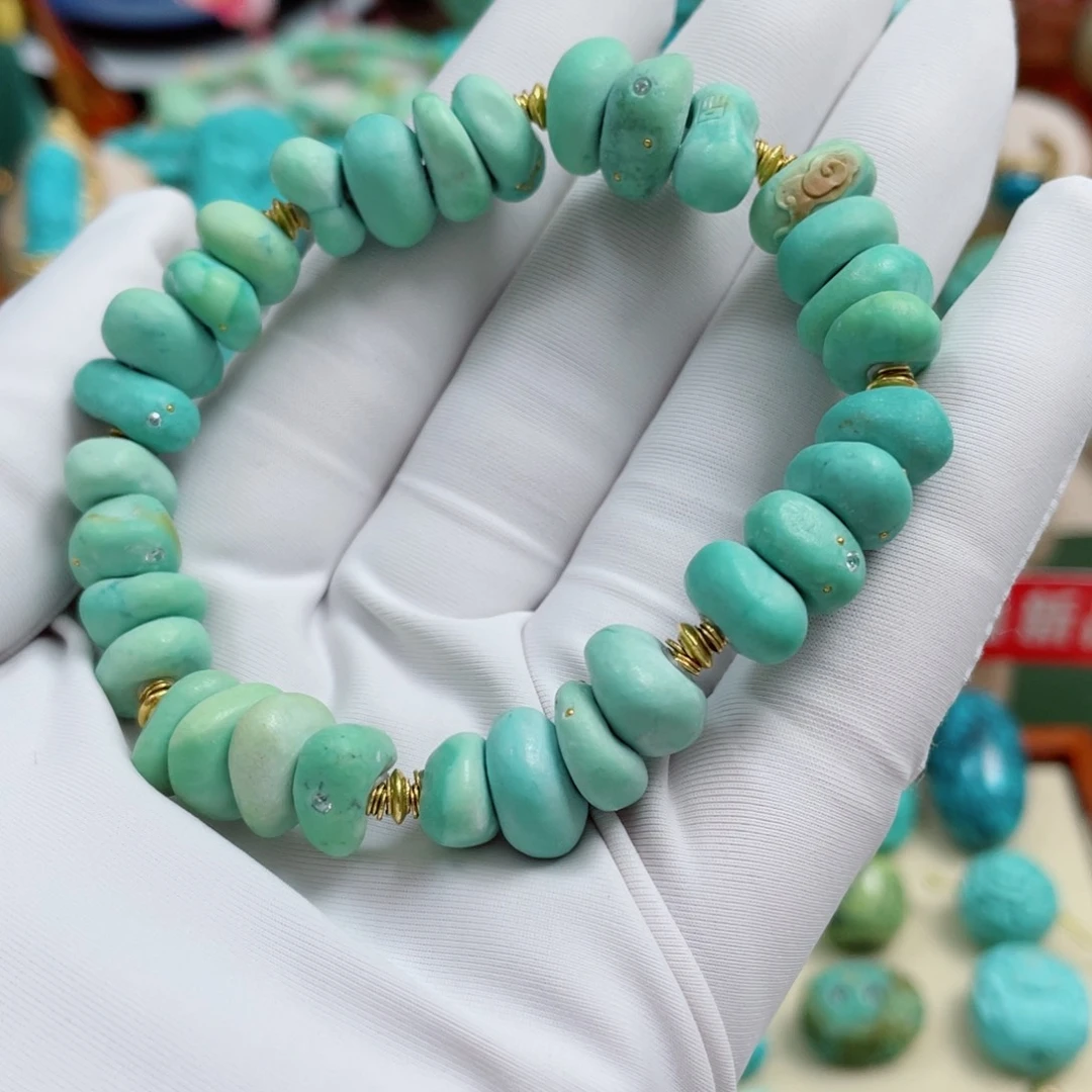 未镶嵌绿松石珠宝奇石