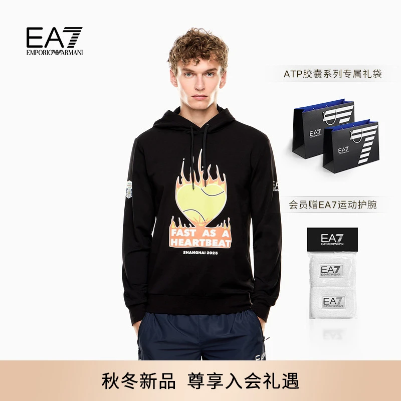 EMPORIO ARMANI/阿玛尼EA7/秋季新款男劳力士大师赛运动网球卫衣