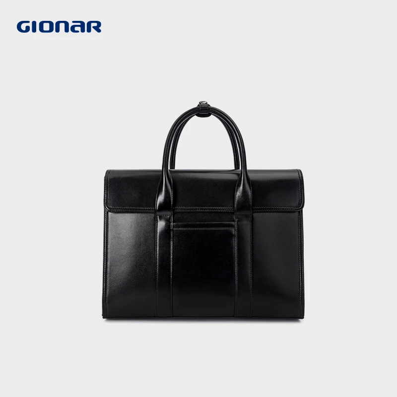 GIONAR男士特大号斜挎单肩包新款真皮包大容量手提包袋商务公文包