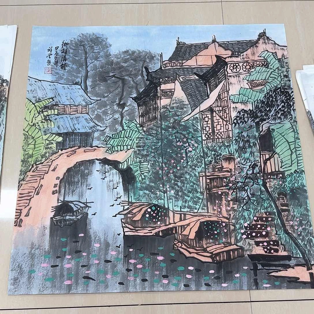 国画国画作品集一个