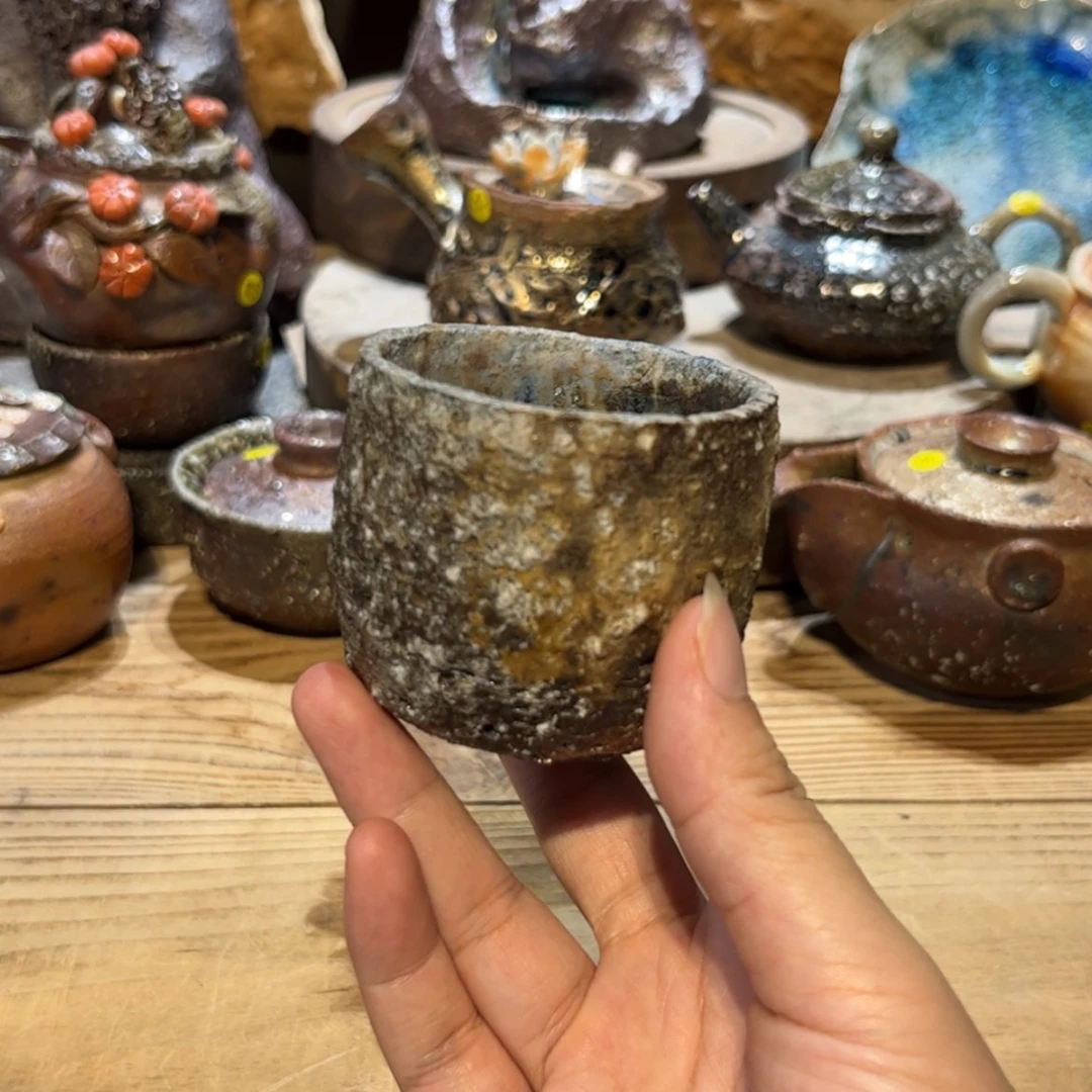 【闪购商品】柴烧茶具手工茶杯