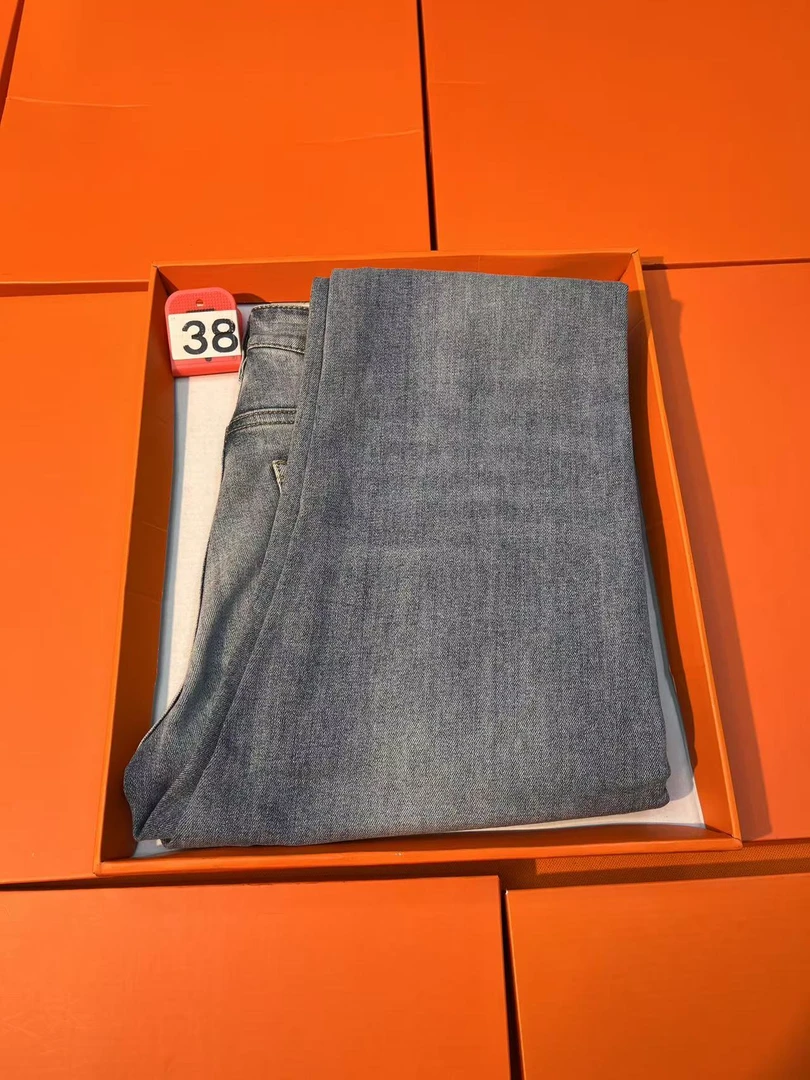 （裤2）38号中弹百搭牛仔裤男士高弹裤子微弹