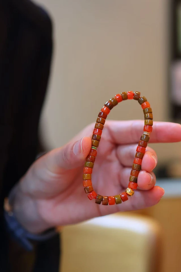 南红包浆质感精工直切5-6mm手串（多样性发货）