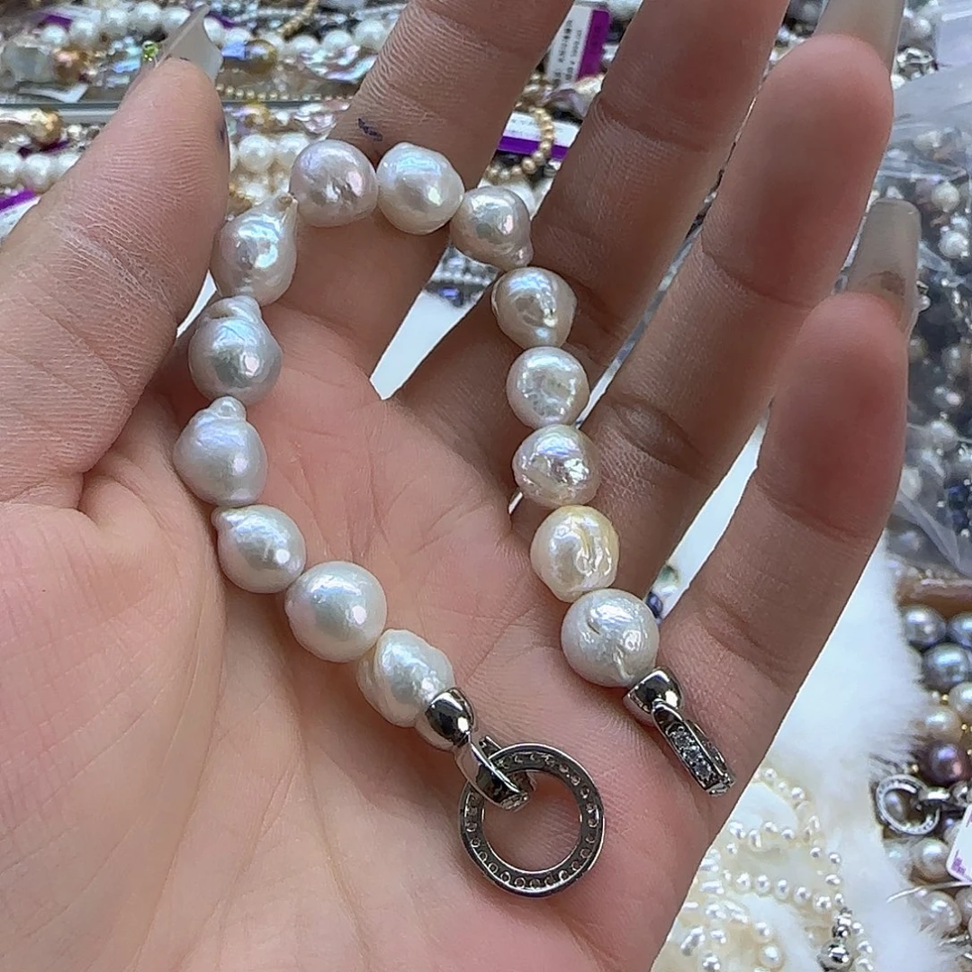 未镶嵌项链定制多样性发货发其一158淡水珍珠