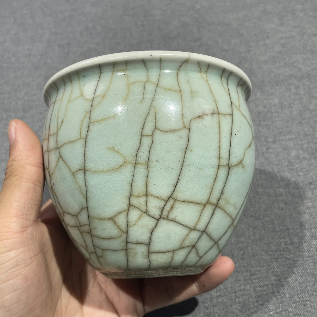 【拍卖】Lot 23023 仿官釉卷缸