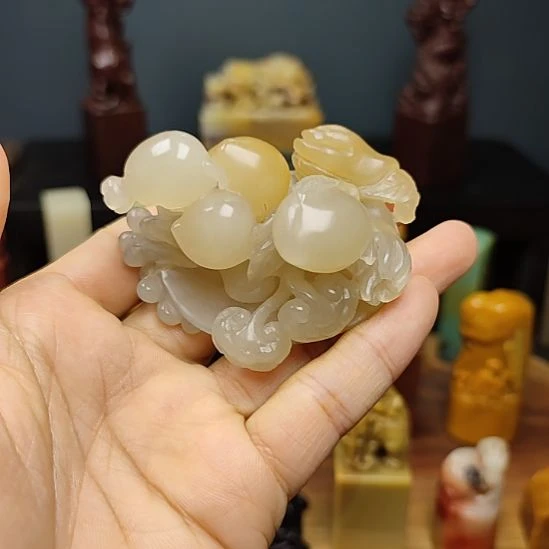 寿山石手把件手把件