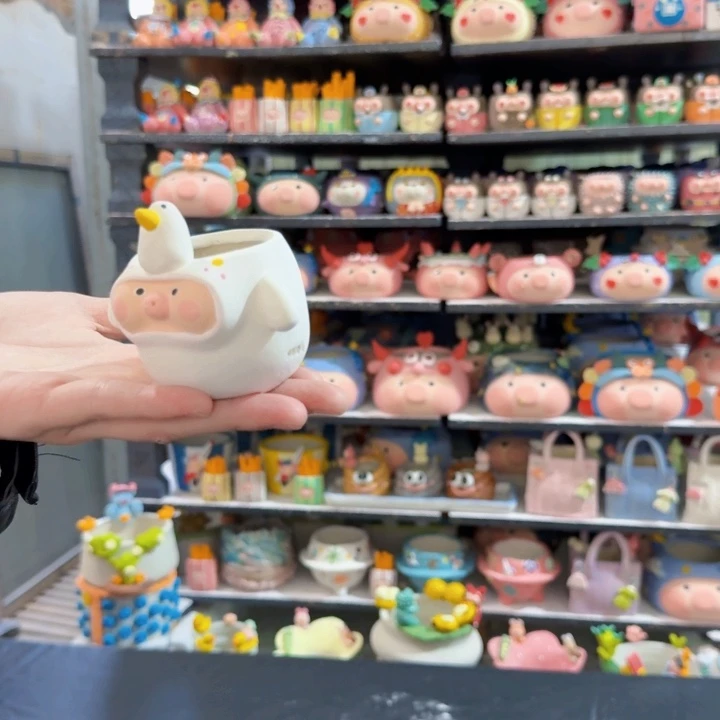 陶瓷开窑福利可爱多肉花盆