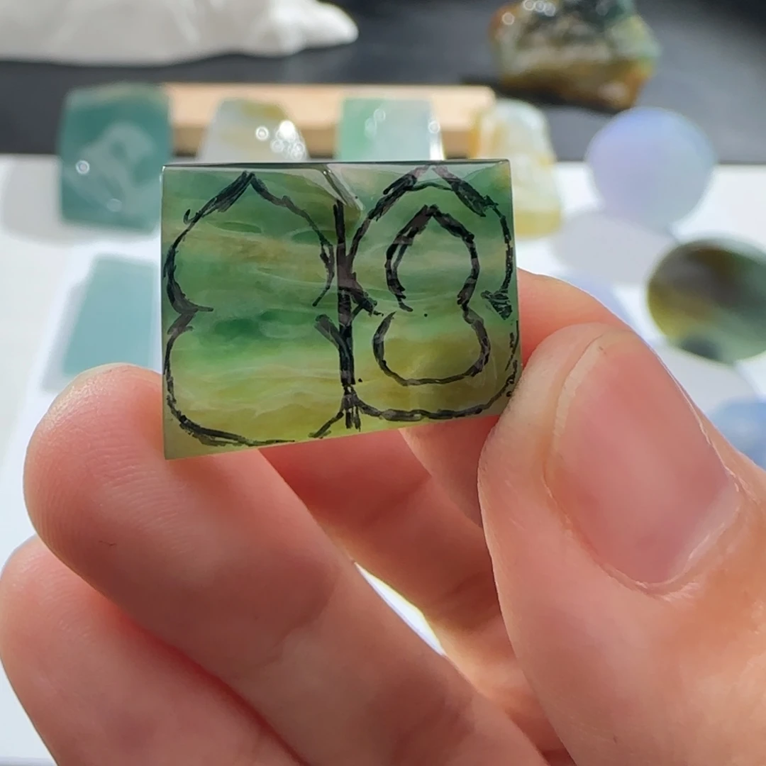 X***.定制翡翠未镶嵌材料