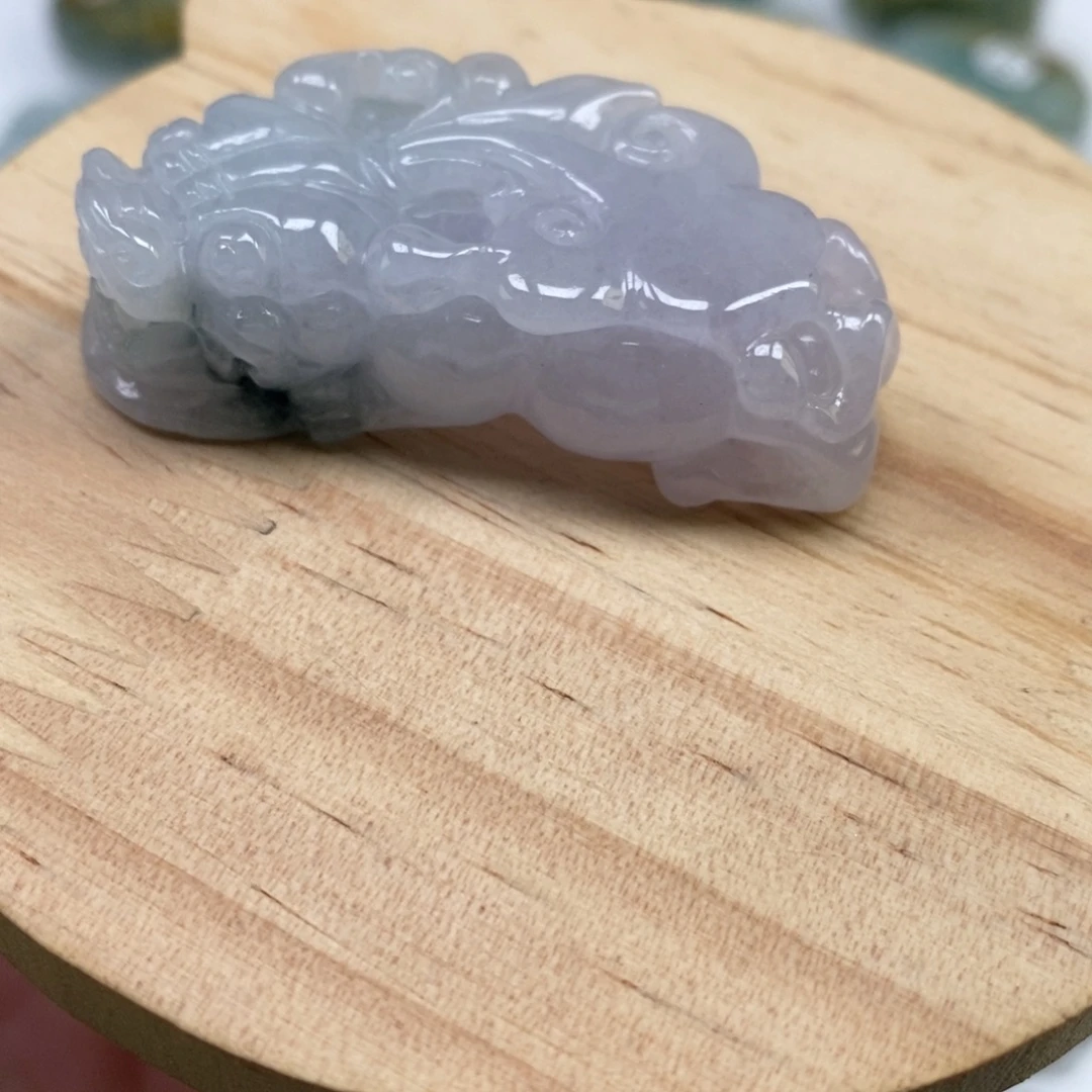 翡翠未镶嵌颈饰多人如意貔貅吊坠