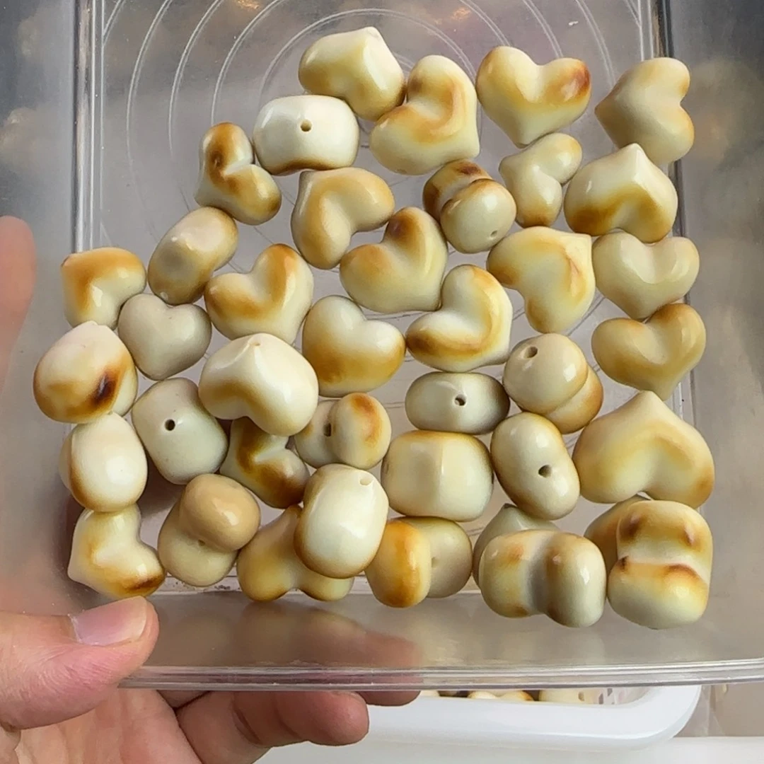 x***0菩提根/象牙果吊坠瑕疵爱心40颗无售后