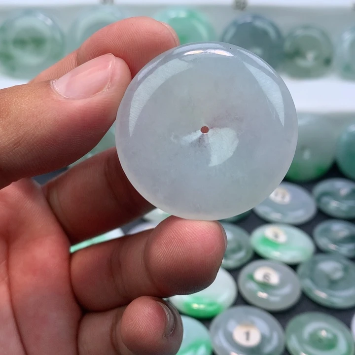 颈饰未镶嵌翡翠缅甸天然A货翡翠38.6-6.2