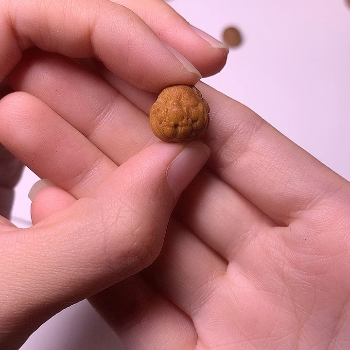 檀香木无事牌檀香凤九小配饰