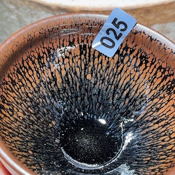 茶盏琢泥窑柴烧开窑