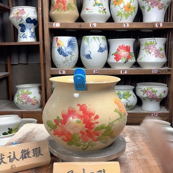 摆件101大微瑕新款陶瓷陶瓷
