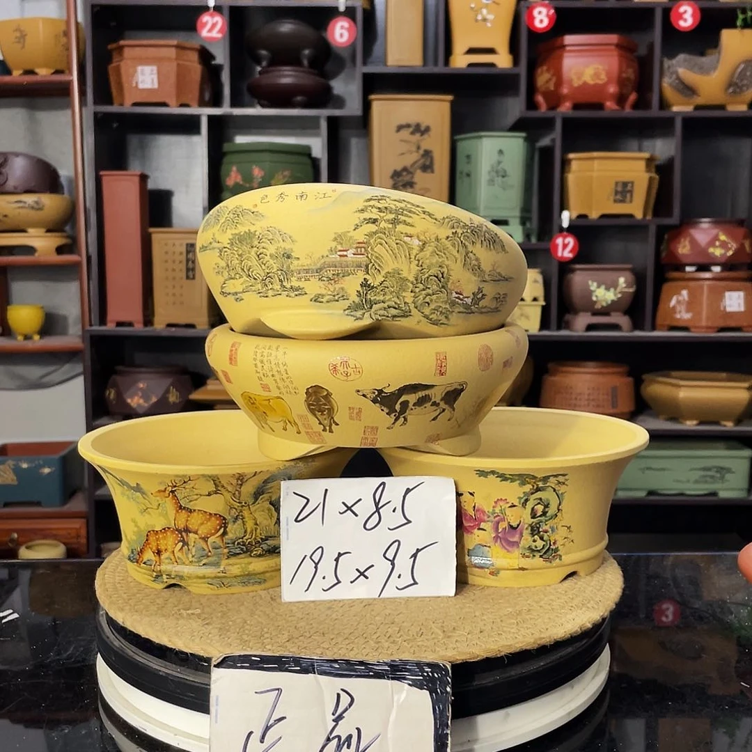 D-盆尚好紫砂花盆
