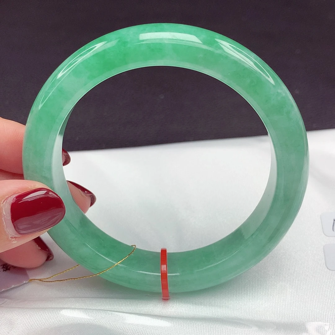 翡翠未镶嵌手镯59圈472