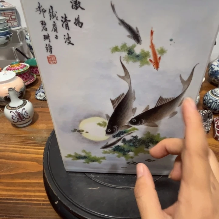 摆件人***.景德镇陶瓷艺术品
