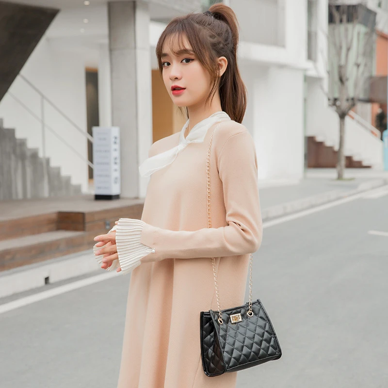 2025新款爆款包气质时尚百搭女士小香风单肩简约中号韩版大方女生