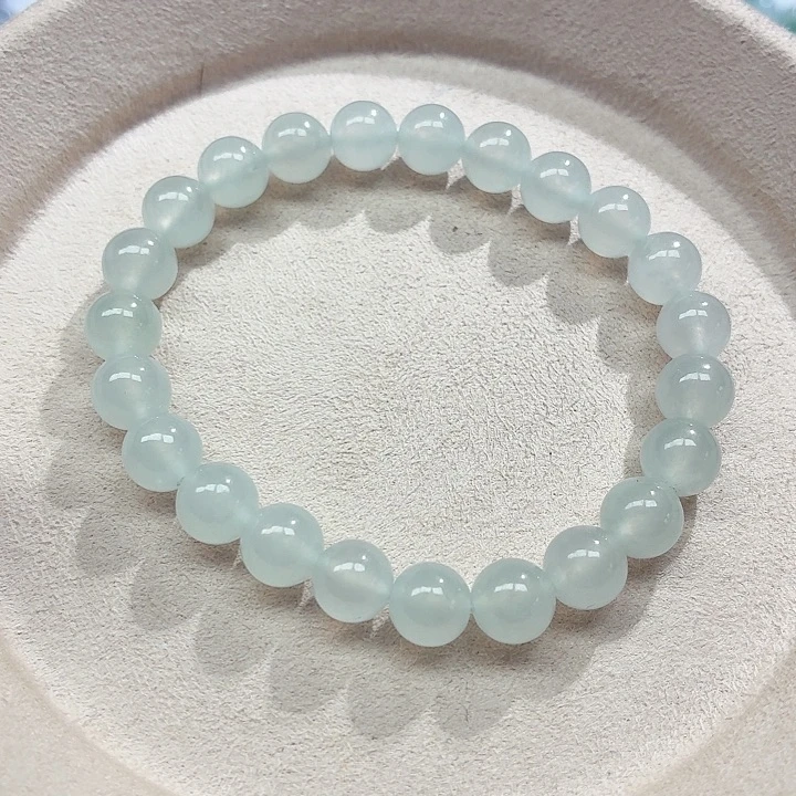 翡翠未镶嵌手链天然缅甸翡翠A货卡8