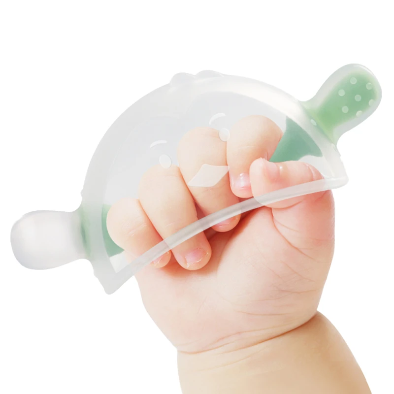 Bebeya/贝贝雅0-6个月婴儿胶安抚 磨牙两用小企鹅止哭防吃手 神器