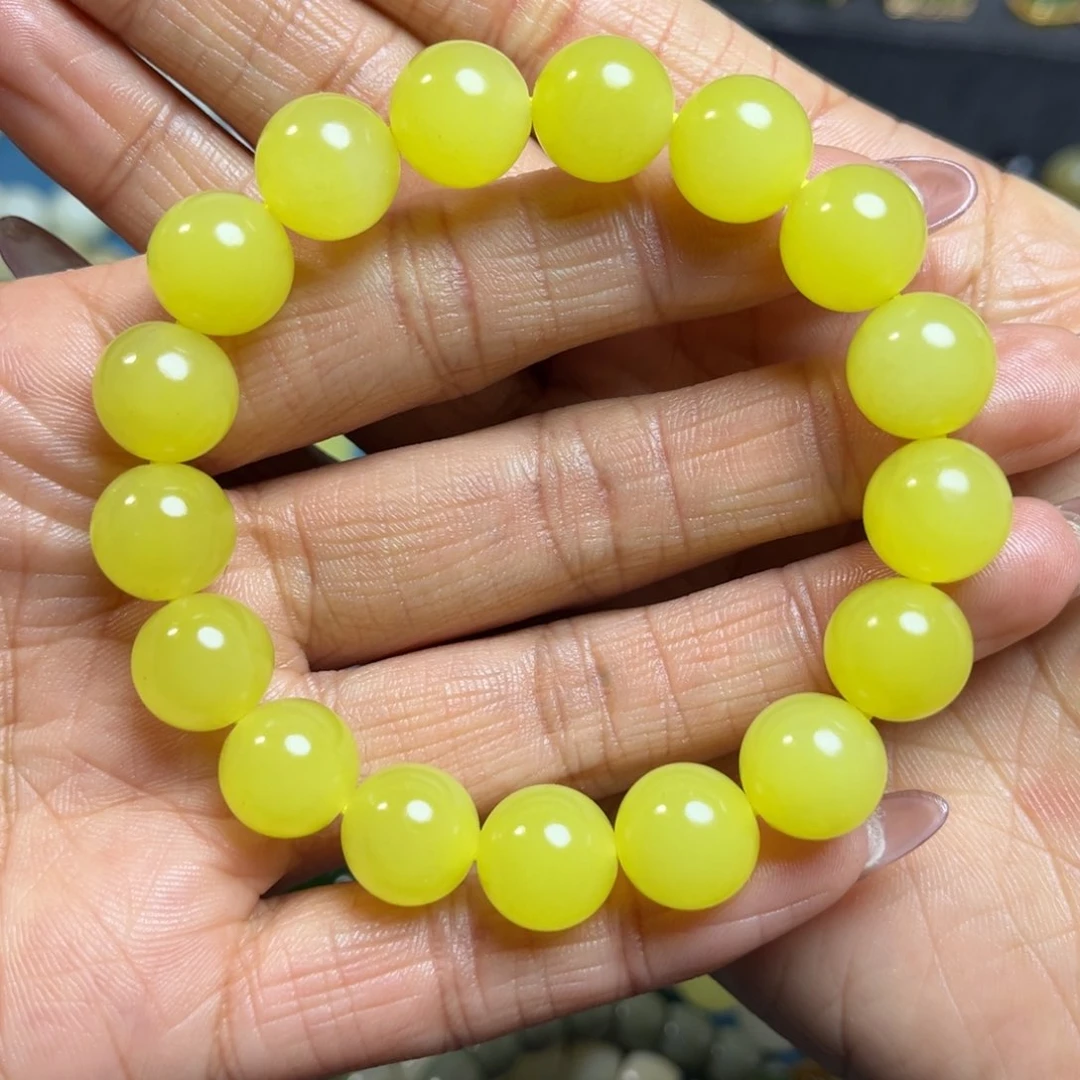 和田玉手串卡12未镶嵌潘*授