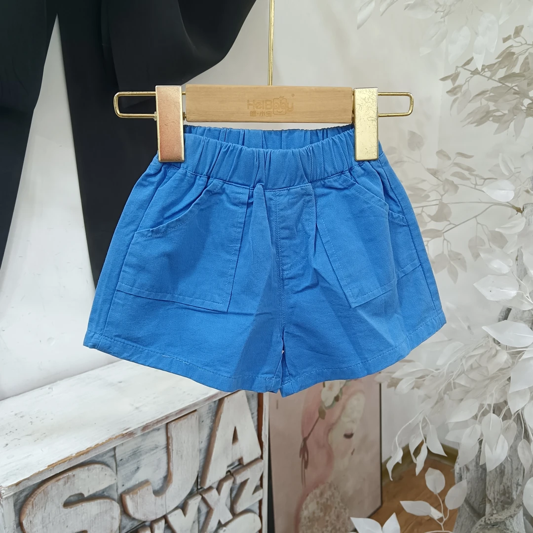 X251蓝色休闲短裤