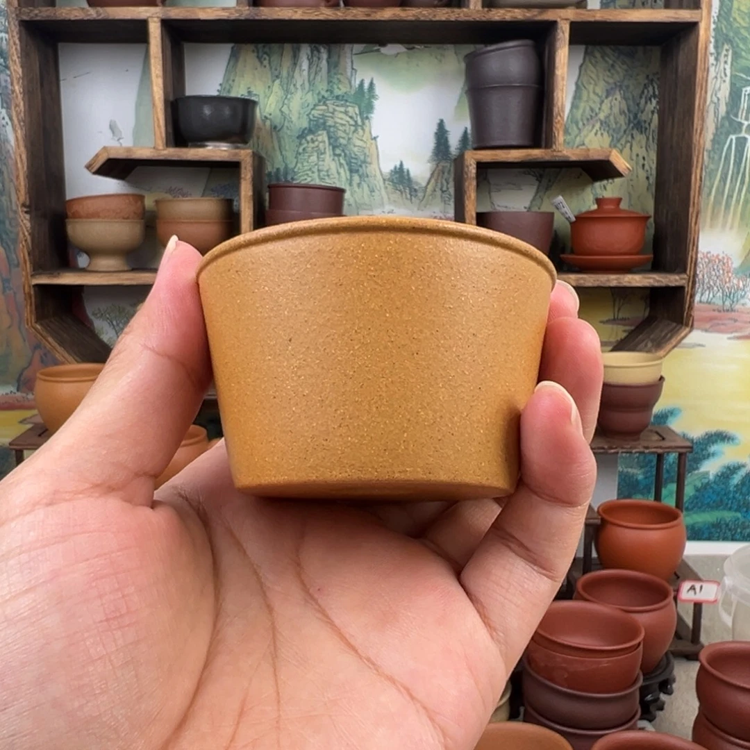 茶杯紫砂拙器甄选，纯原本矿。