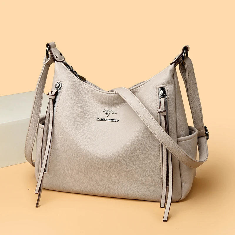 专柜正品女包2025新款斜挎包中年女士单肩包多隔层时尚百搭妈妈包