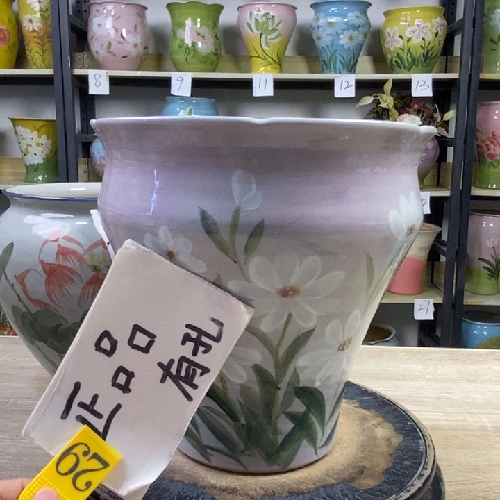 景德镇高温陶瓷花盆