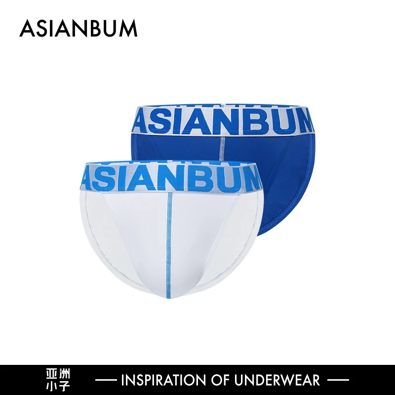 Asianbum男士速干运动三角裤高叉内裤单层囊袋宽边性感透气舒适