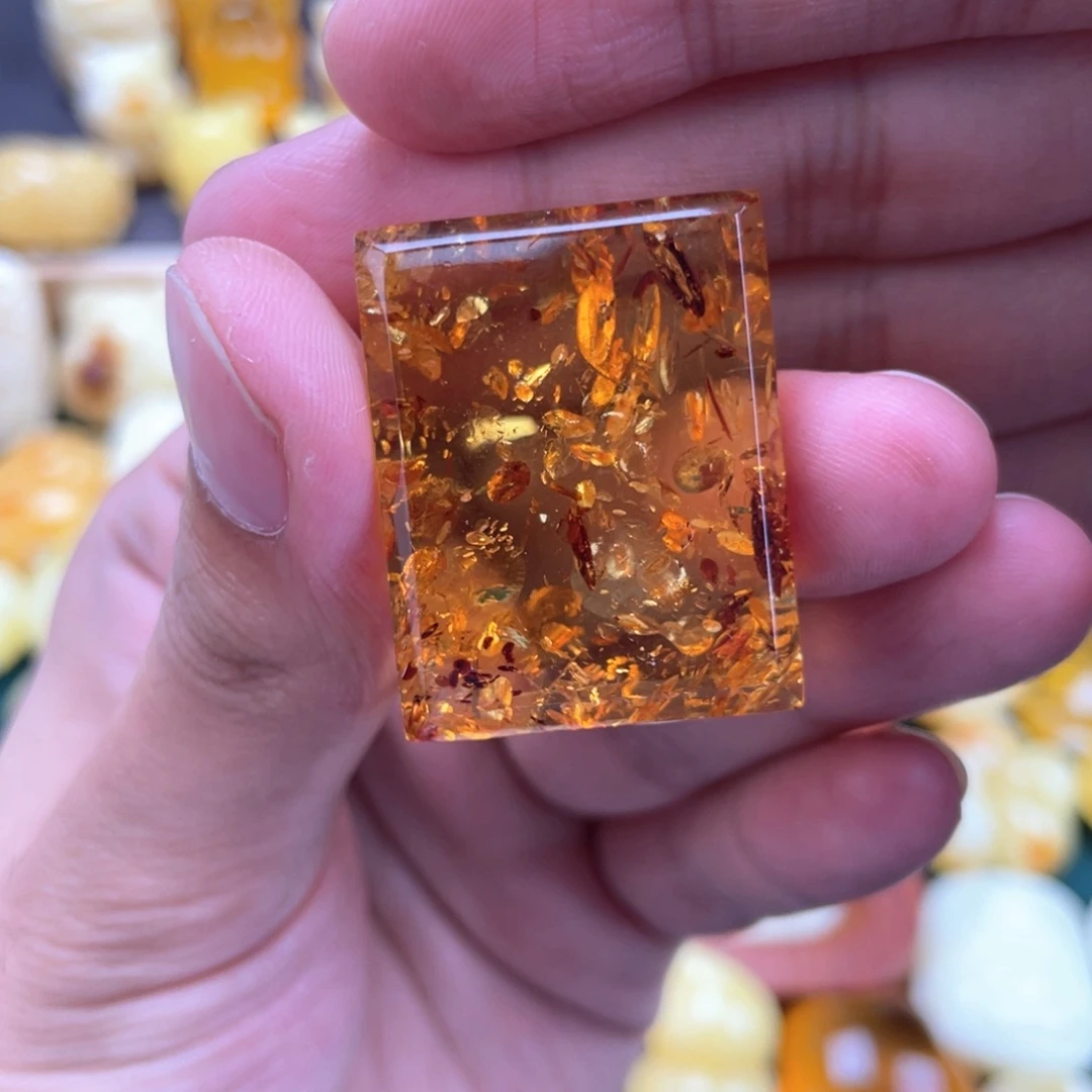 裸石琥珀未镶嵌蜜蜡