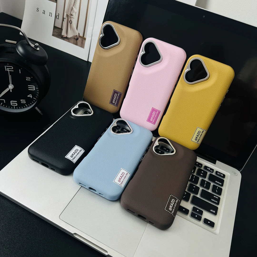 轻奢荔枝纹iPhone16手机壳适用于15promax/13防摔全包高档纯色ins