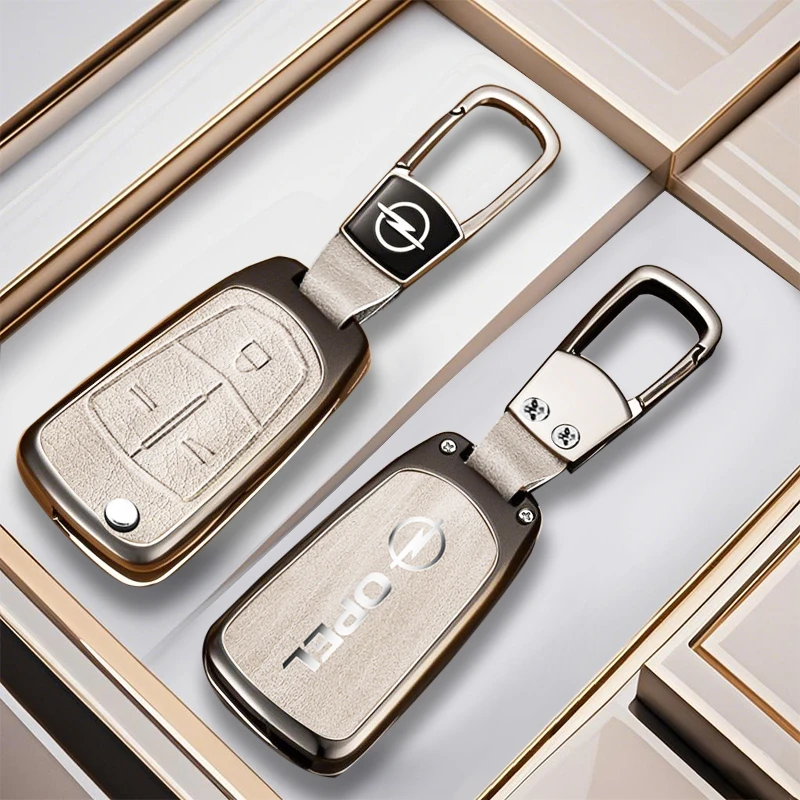 堡卫【93号】适用于欧宝钥匙套安德拉英速亚威达雅特高档男金属折叠