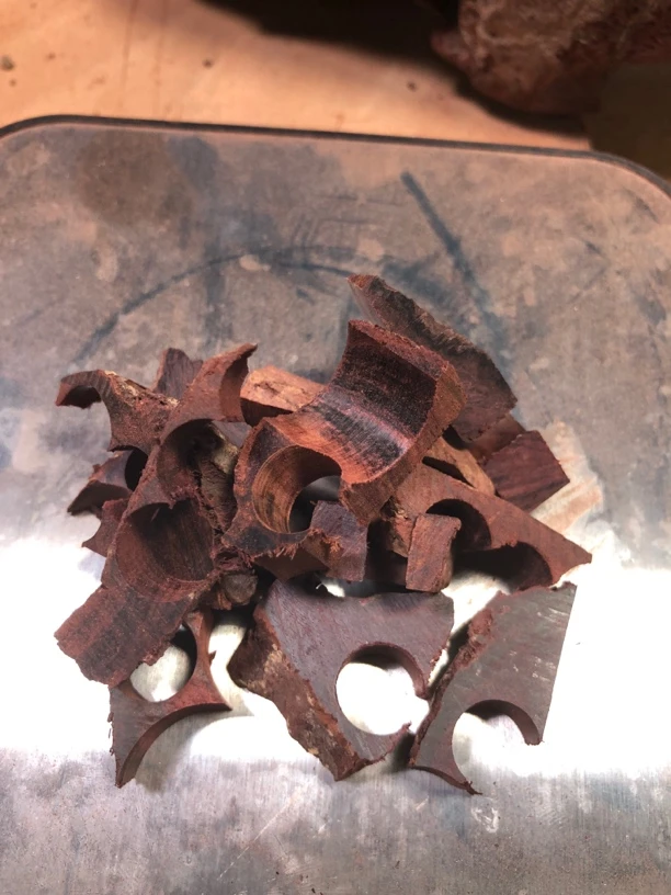 海南黄花梨碎料标本、新人体验