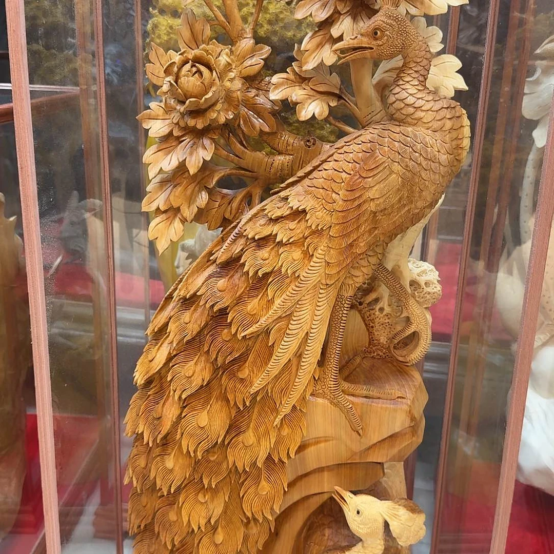 柏木（崖柏）太行崖柏孔雀精工