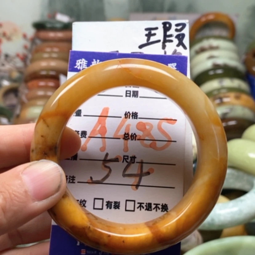 【闪购商品】未镶嵌蛇纹石玉手镯
