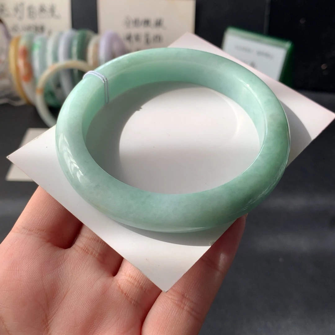 翡翠未镶嵌手镯26号59.3-11.9-9.1