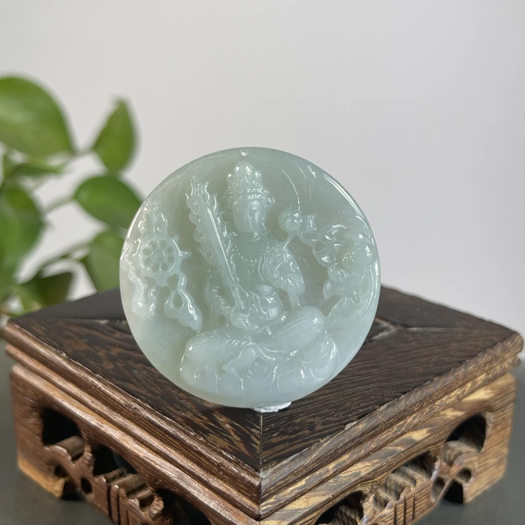 JCA18-35 天然翡翠缅甸A货 虚空藏