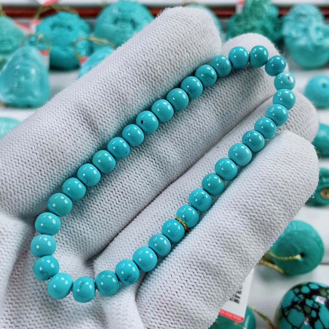 绿松石未镶嵌车挂