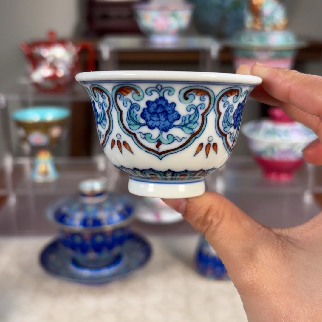 纯手工手绘 高端茶器