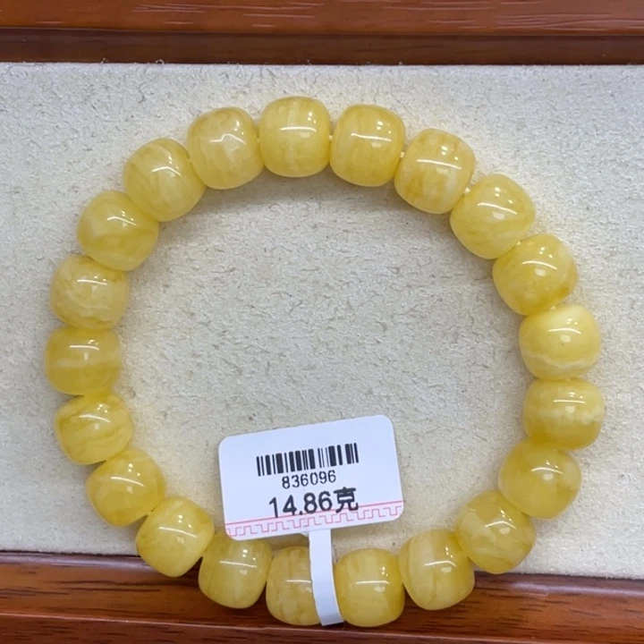 蜜蜡未镶嵌手链蜜蜡