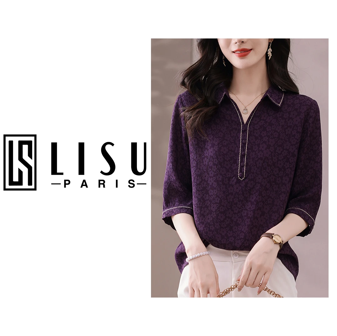 臻品清货！巨好看～轻奢气质减龄显瘦洋气小衫50530