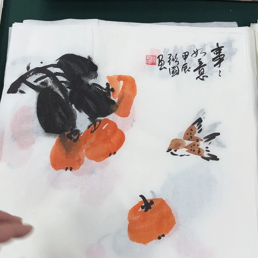 国画宣纸国画作品纯手绘
