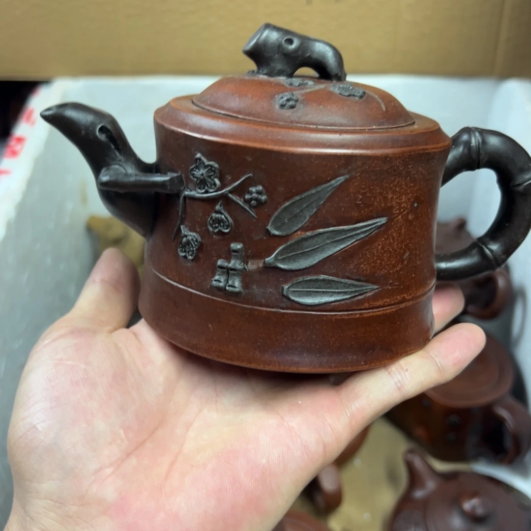茶壶紫砂宜兴原矿紫砂壶350毫升容量