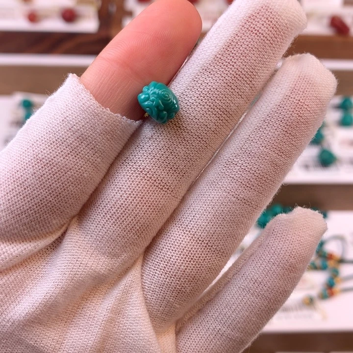 绿松石未镶嵌配饰j8.2*6.4