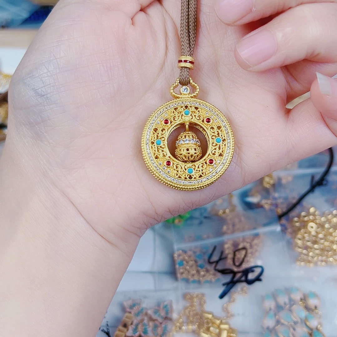 足银珐琅足银配件