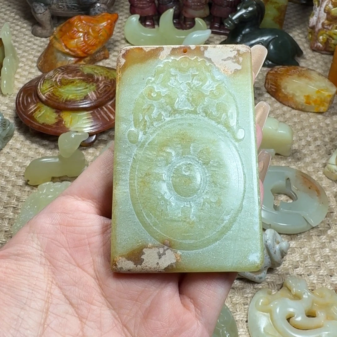 吊坠白玉菩提挂件