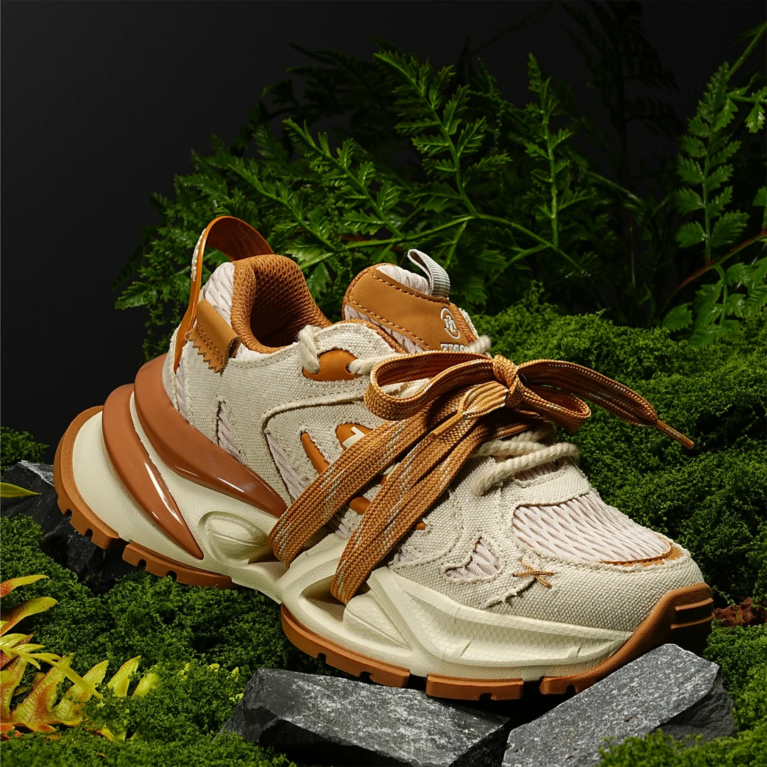 ZMOH新款城市户外休闲鞋春秋运动登山徒步工装鞋复古增高山系潮流